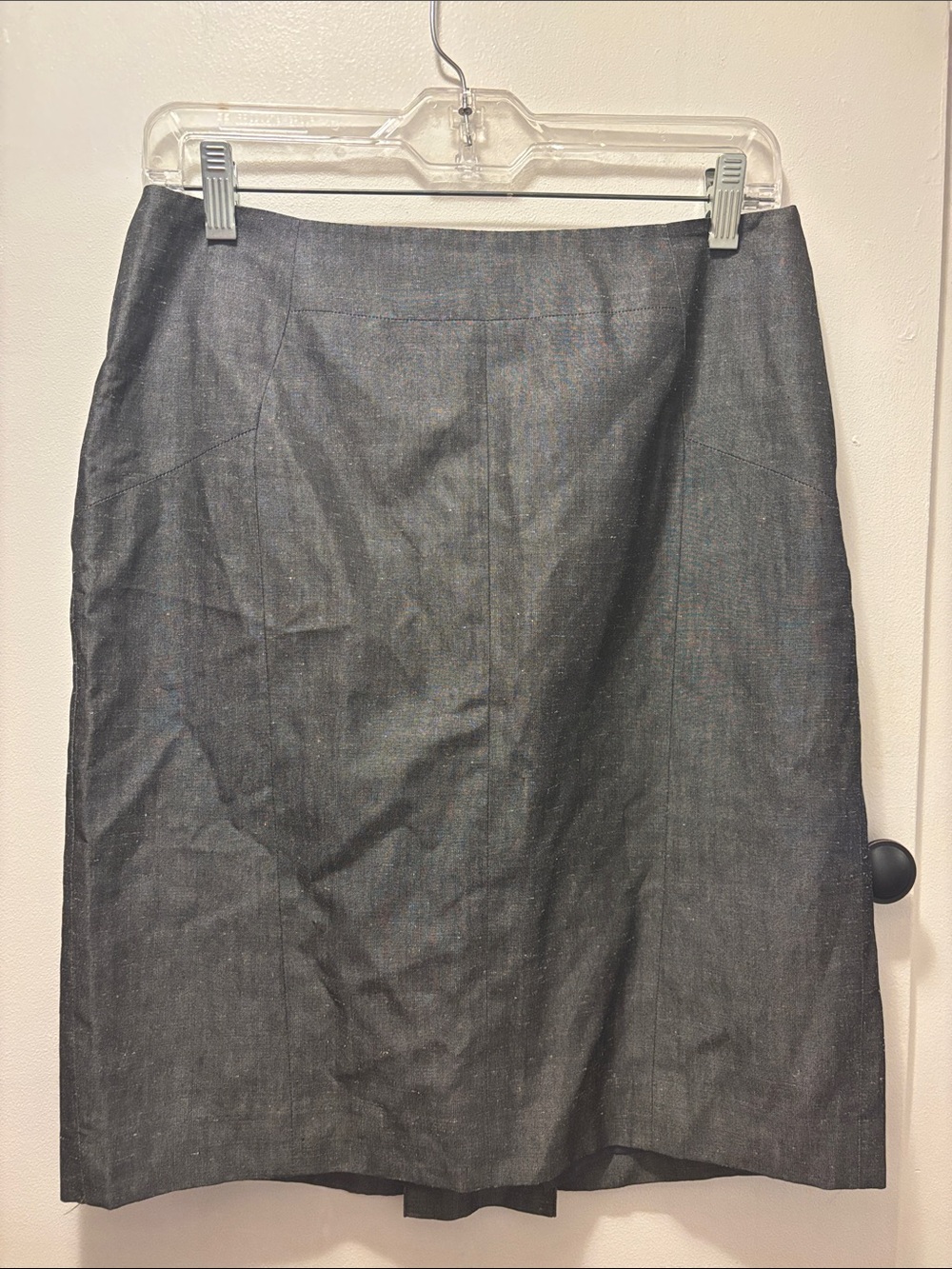 Ann Taylor Dark Gray Pencil Skirt, 6 Petite